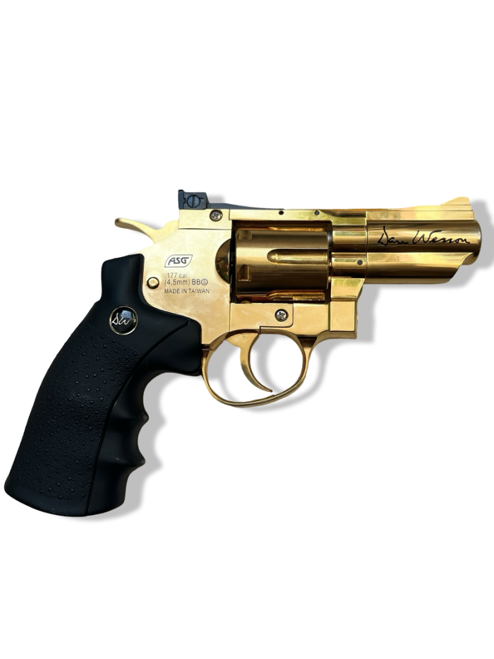 Dan Wesson Gold Revolver-3