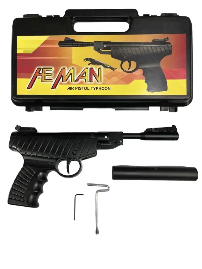 Heman Typhoon Black Pistol-2